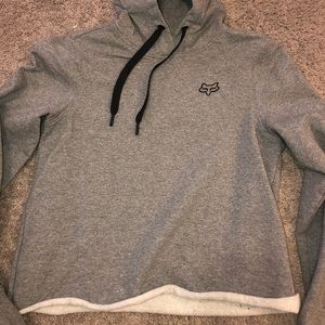 FOX cropped hoodie